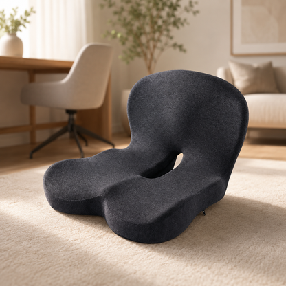 LumbaSeat™ – Ergonomiczna Poduszka do Siedzenia z Podparciem Lędźwiowym