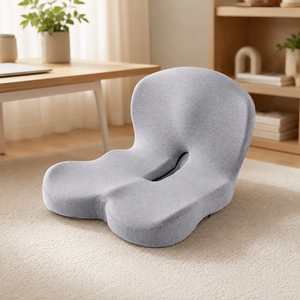 LumbaSeat™ – Ergonomiczna Poduszka do Siedzenia z Podparciem Lędźwiowym