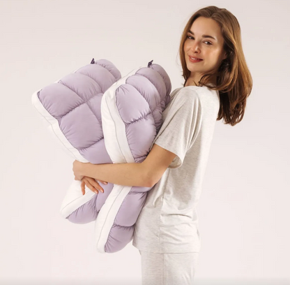 CloudPuff™ – Ultrapuszysta Poduszka Chłodząca z Technologią Ice-Silk