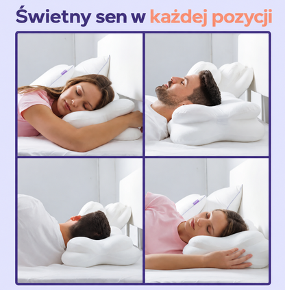 CloudForm™ – Ergonomiczna Poduszka Memory Foam z Technologią Ice-Silk